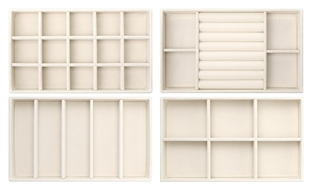 Stackable Jewelry Trays — complete set view