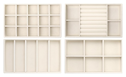 Stackable Jewelry Trays — complete set view