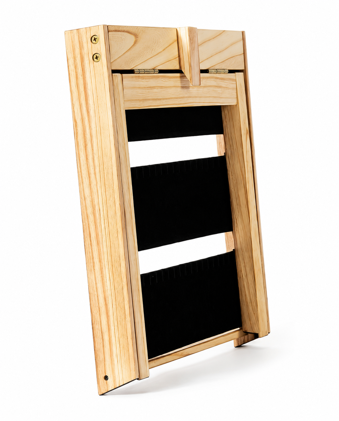 Folding Necklace Display Stand — supplementary source angle