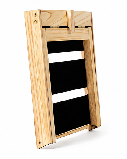 Folding Necklace Display Stand — supplementary source angle