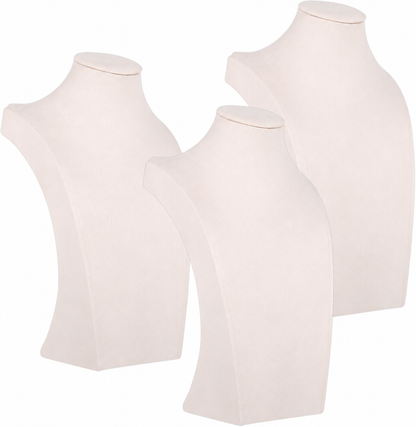 Necklace Display Busts — complete product view